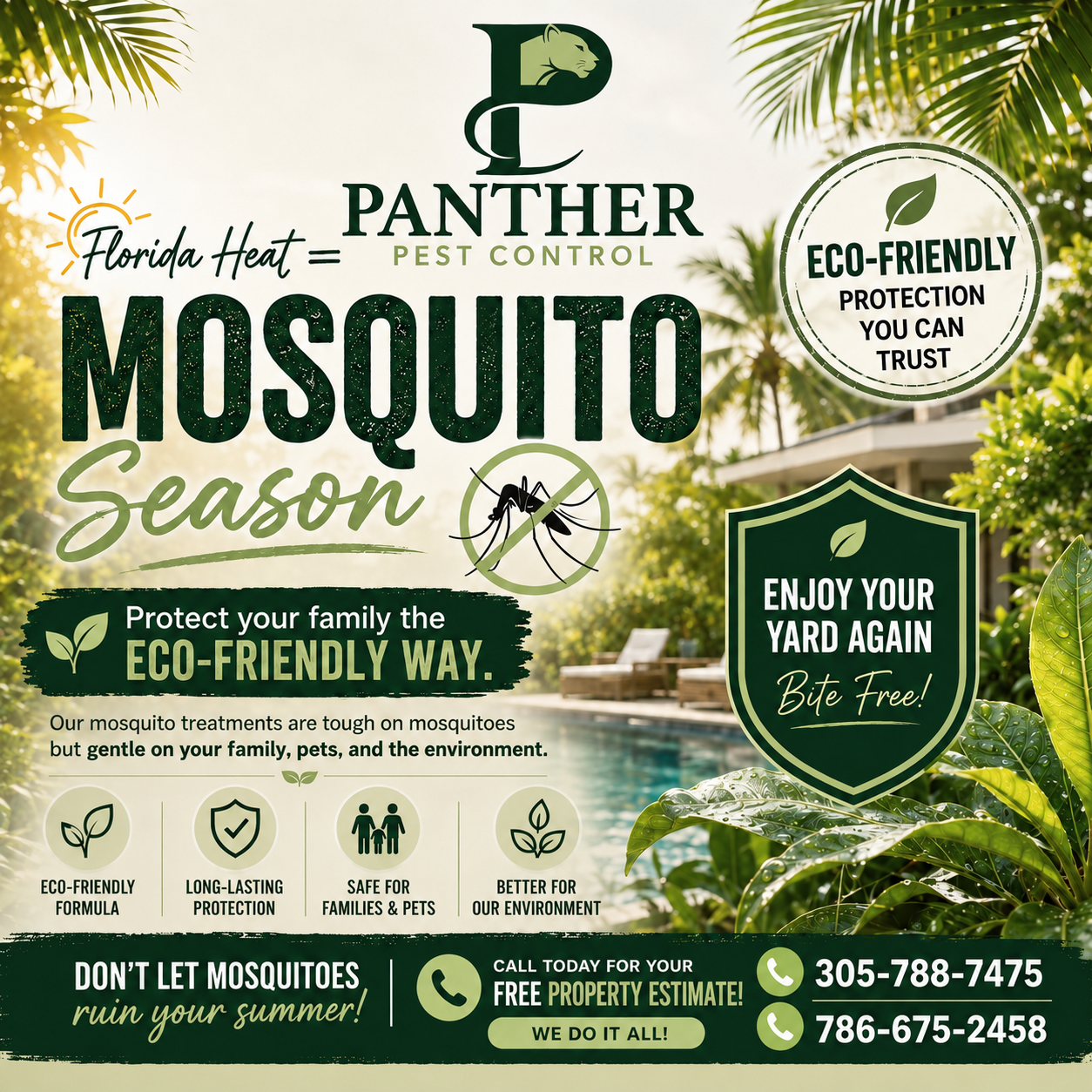 Panther mosquito season campaign